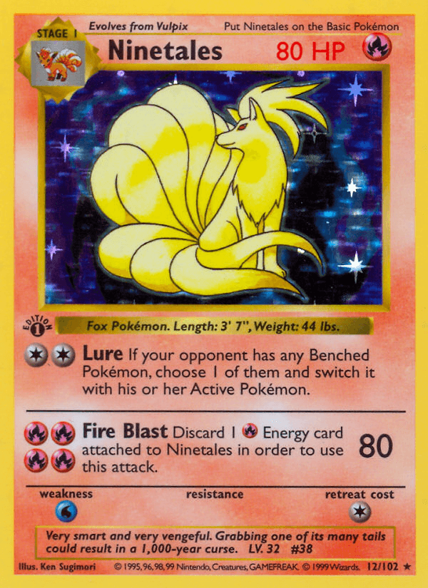 Ninetales (Base Set #12)