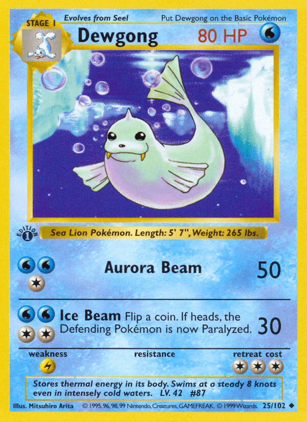 Dewgong (Base Set #25)