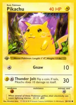Pikachu (BASE1 #58)