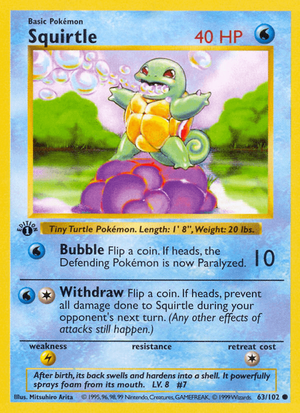 Squirtle (Base Set #63)