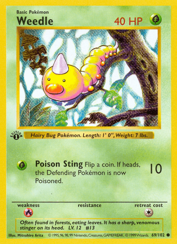Weedle (Base Set #69)