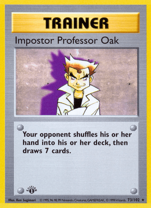 Impostor Professor Oak (Base Set #73)