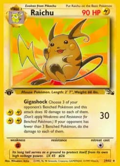 Raichu (BASE3 #29)