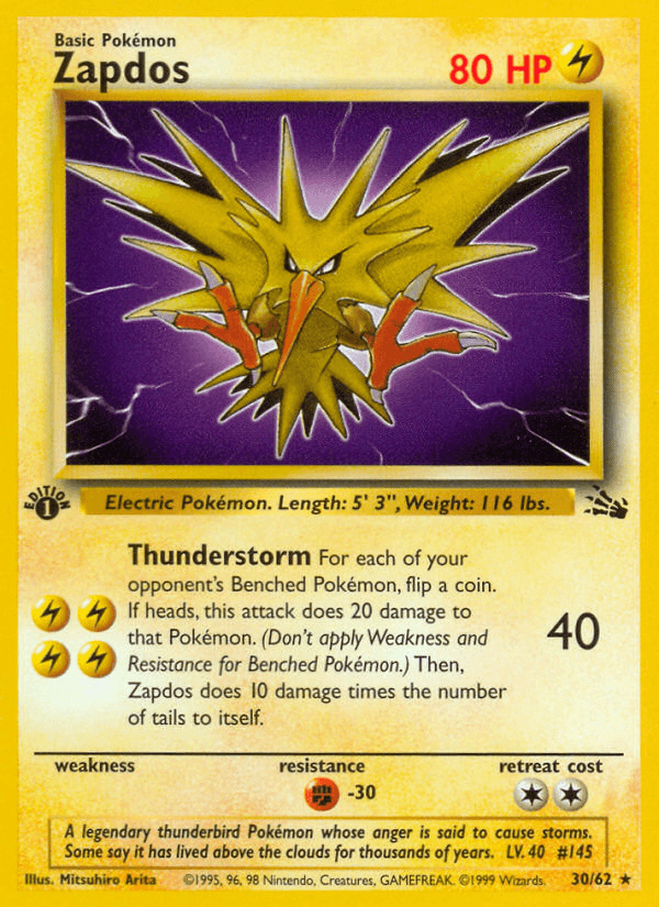 Zapdos (Fossil #30)